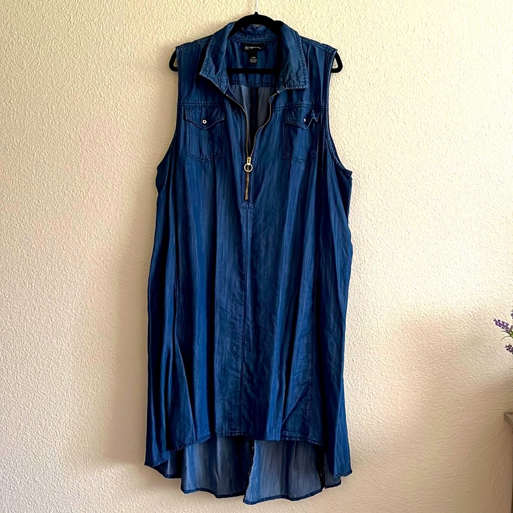 Denim high low INC Dress
